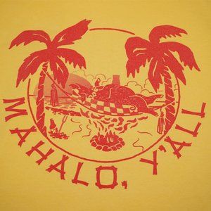 Mahalo, Y'all: Women's T-Shirt from SOS Tiki Bar & Victory Restaurant